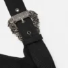 Baroque Buckle Ribbed Top Baroque Buckle Ribbed Top