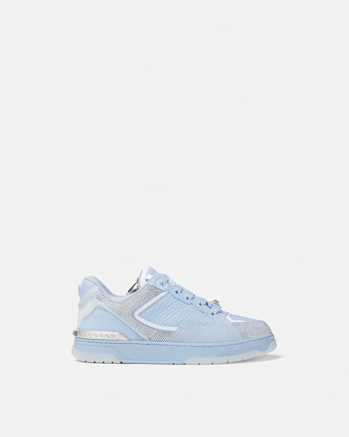 Biggie Basket Embellished Leather Sneakers Biggie Basket Embellished Leather Sneakers