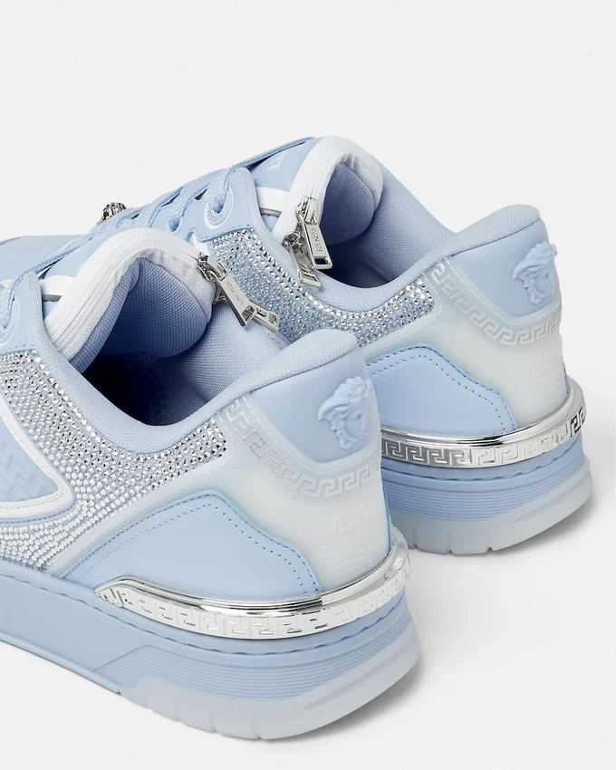 Biggie Basket Embellished Leather Sneakers Biggie Basket Embellished Leather Sneakers