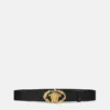 Buckle Crest Leather Belt 4 cm Buckle Crest Leather Belt 4 cm