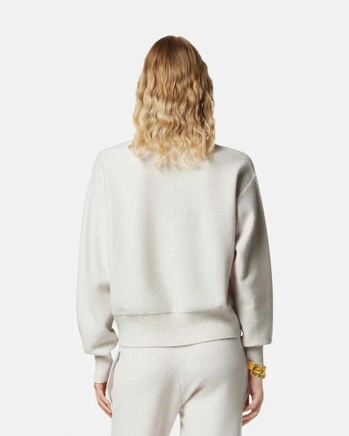Cashmere-Blend Medusa Knit Sweater Cashmere-Blend Medusa Knit Sweater