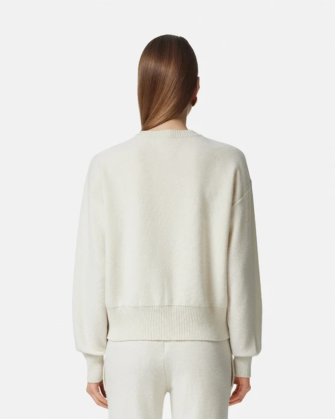 Cashmere-Blend Medusa Knit Sweater Cashmere-Blend Medusa Knit Sweater