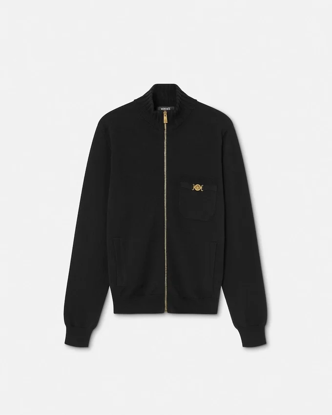Cashmere-Cotton Knit Zip Sweater Cashmere-Cotton Knit Zip Sweater