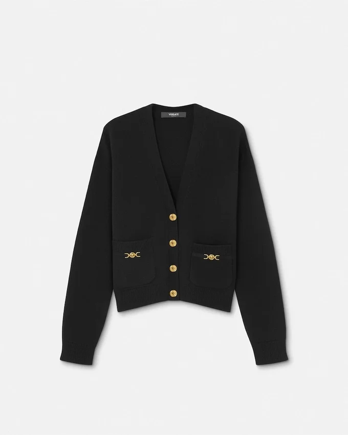 Cashmere-Wool Knit Boxy Cardigan Cashmere-Wool Knit Boxy Cardigan