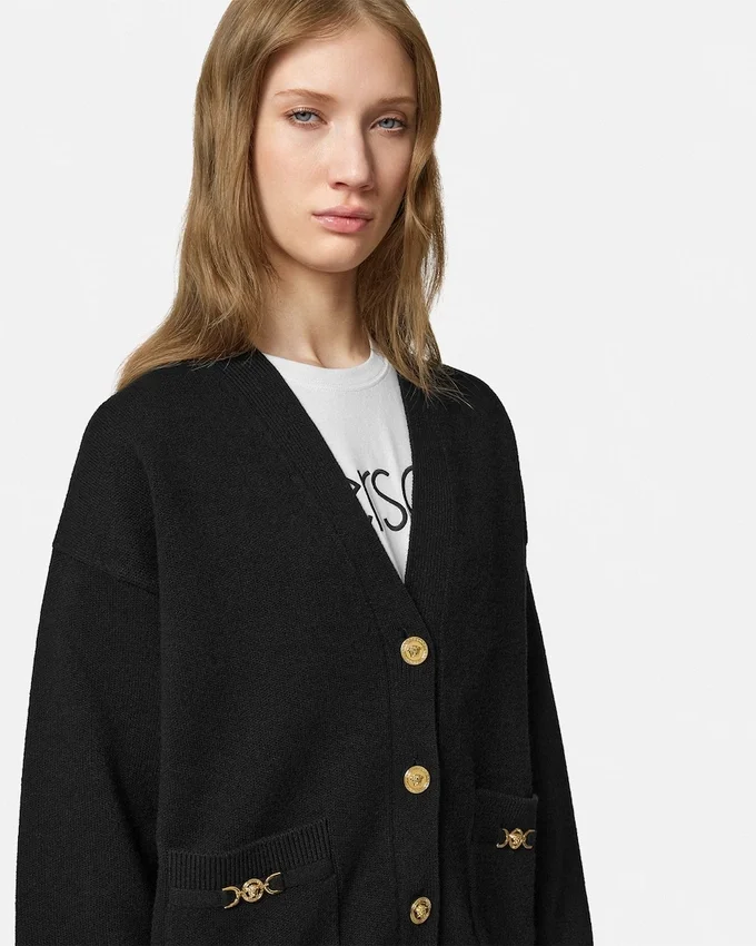 Cashmere-Wool Knit Boxy Cardigan Cashmere-Wool Knit Boxy Cardigan