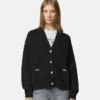 Cashmere-Wool Knit Boxy Cardigan Cashmere-Wool Knit Boxy Cardigan