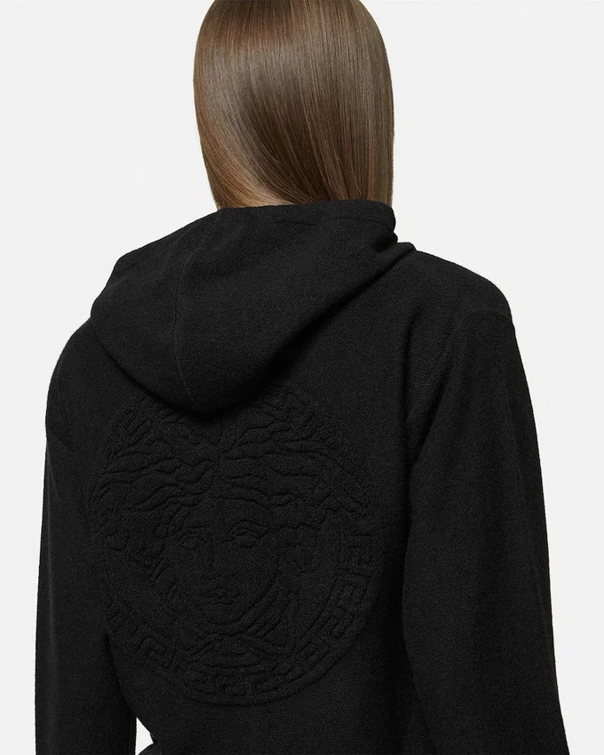 Cashmere-Wool Knit Zip Hoodie Cashmere-Wool Knit Zip Hoodie