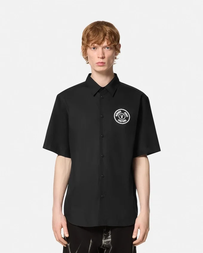 Chain V-Emblem Regular-Fit Shirt Chain V-Emblem Regular-Fit Shirt