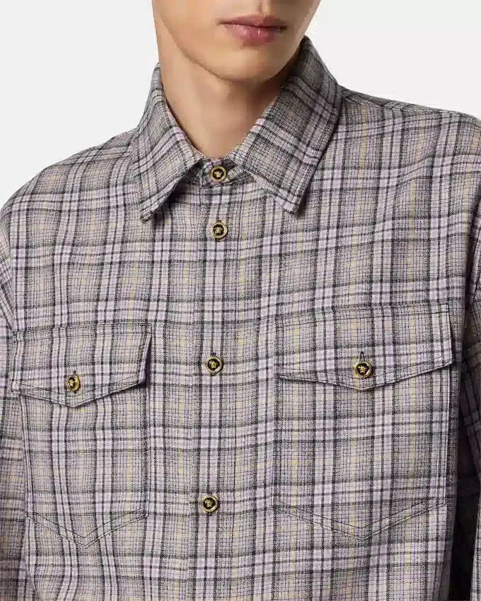 Checked Wool Flannel Shirt Checked Wool Flannel Shirt