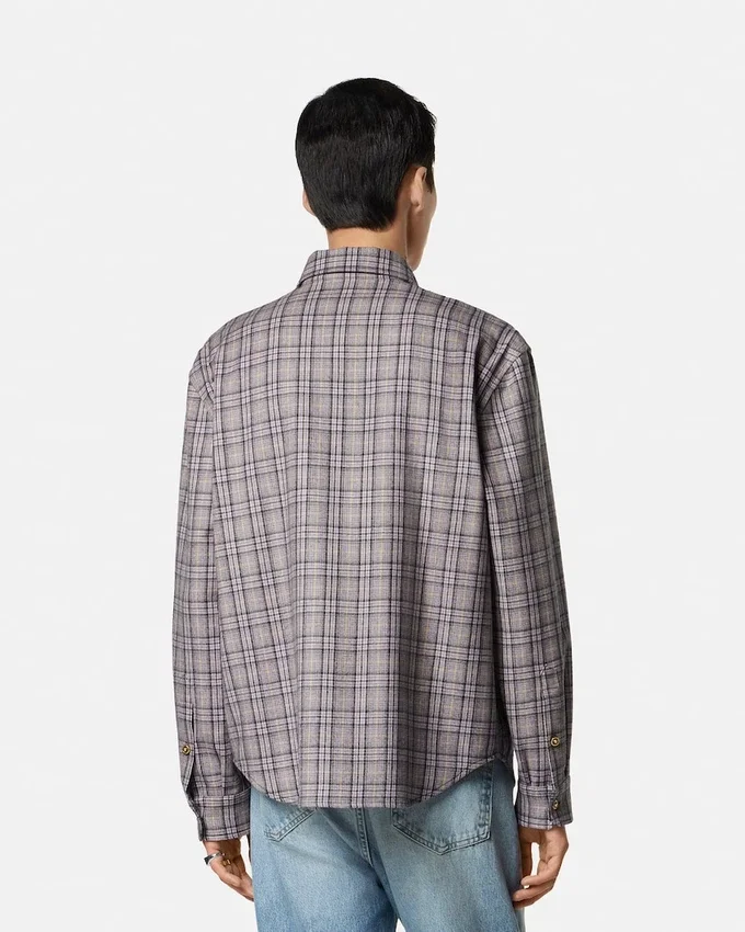 Checked Wool Flannel Shirt Checked Wool Flannel Shirt