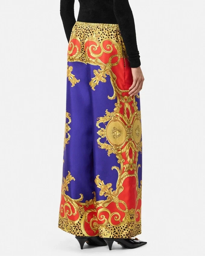Cheetah Barocco Silk Pants Cheetah Barocco Silk Pants