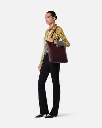 Cheetah Foulard Draped Bodysuit