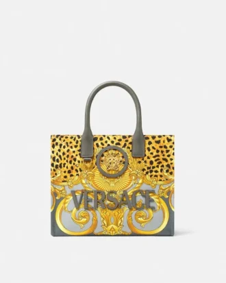 Cheetah Foulard La Medusa Small Tote Bag