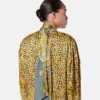 Cheetah Foulard Silk Lavallière Shirt Cheetah Foulard Silk Lavallière Shirt