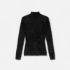 Chenille Fitted Mock-Neck Top Chenille Fitted Mock-Neck Top