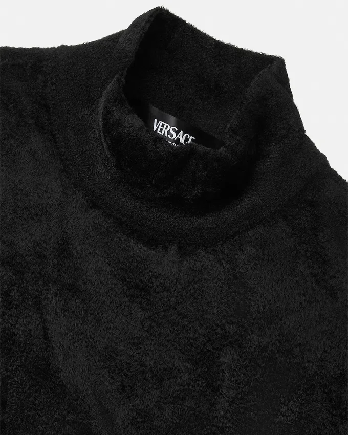 Chenille Fitted Mock-Neck Top Chenille Fitted Mock-Neck Top