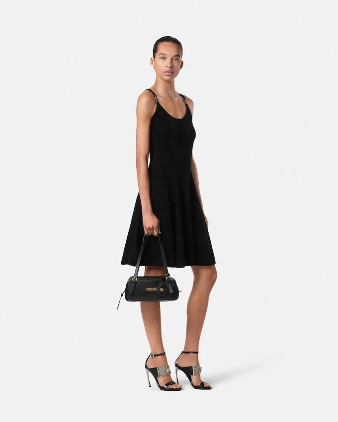 Chenille Flared Mini Dress Chenille Flared Mini Dress