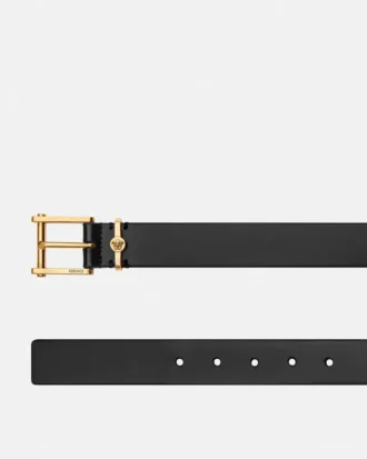 Column Leather Belt 3 cm