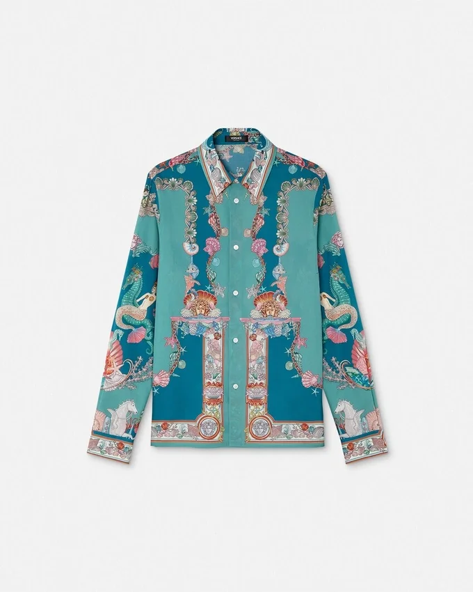 Coral Theatre Cotton Shirt Coral Theatre Cotton Shirt