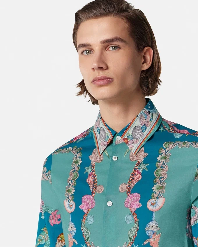 Coral Theatre Cotton Shirt Coral Theatre Cotton Shirt