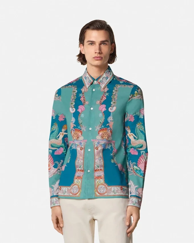 Coral Theatre Cotton Shirt Coral Theatre Cotton Shirt