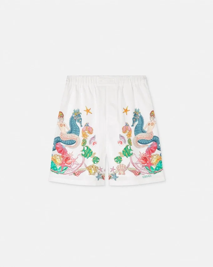 Coral Theatre Cotton Shorts Coral Theatre Cotton Shorts