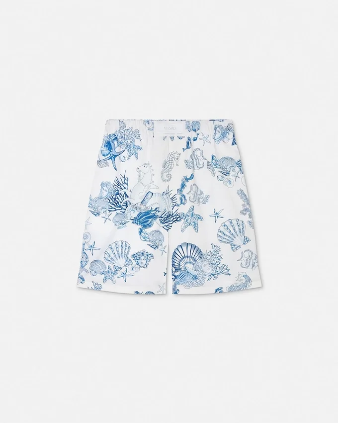 Coral Theatre Cotton Shorts Coral Theatre Cotton Shorts