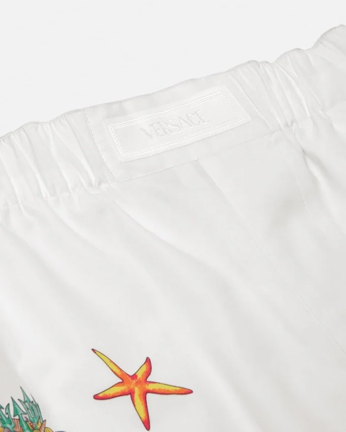 Coral Theatre Cotton Shorts Coral Theatre Cotton Shorts