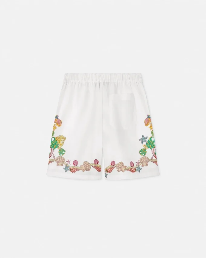 Coral Theatre Cotton Shorts Coral Theatre Cotton Shorts
