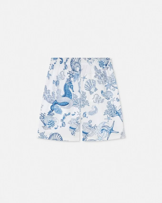 Coral Theatre Cotton Shorts Coral Theatre Cotton Shorts