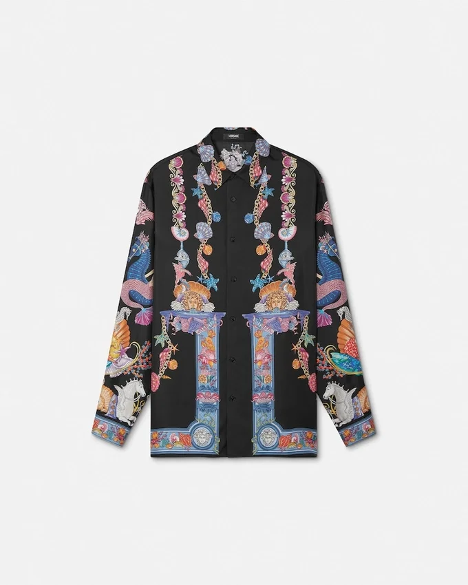 Coral Theatre Silk Shirt Coral Theatre Silk Shirt
