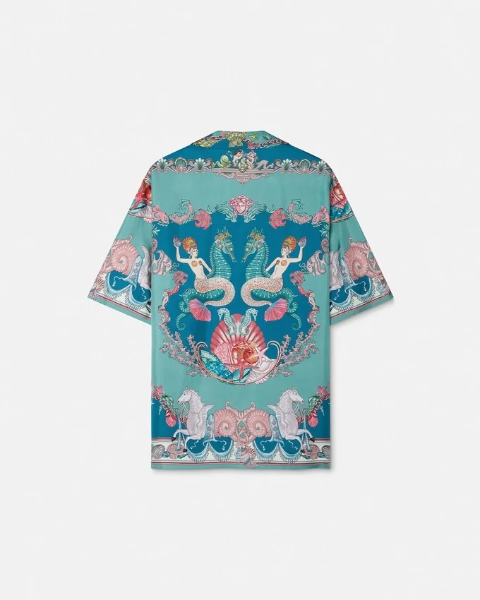 Coral Theatre Silk Shirt Coral Theatre Silk Shirt