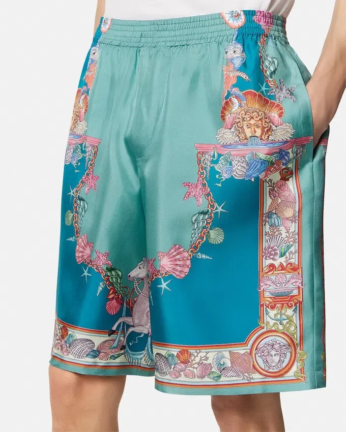 Coral Theatre Silk Shorts Coral Theatre Silk Shorts