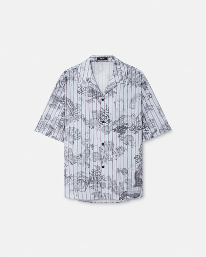 Coral Theatre Striped Shirt Coral Theatre Striped Shirt