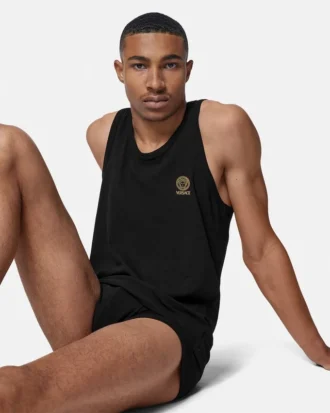 Cotton-Jersey Tank Top Undershirt