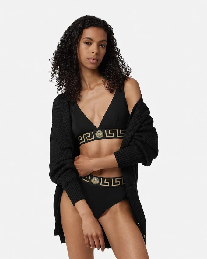 Cotton-Jersey Triangle Bralette Cotton-Jersey Triangle Bralette