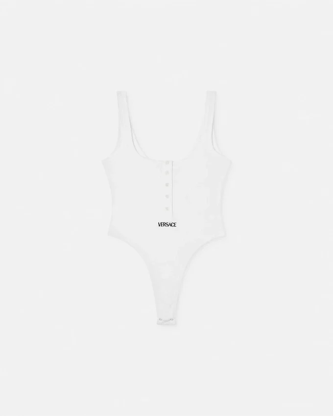 Cotton Ribbed Bodysuit Cotton Ribbed Bodysuit