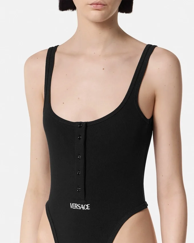 Cotton Ribbed Bodysuit Cotton Ribbed Bodysuit
