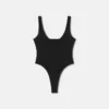 Cotton Ribbed Bodysuit Cotton Ribbed Bodysuit