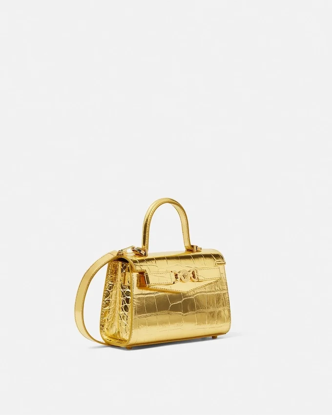 Croc-Effect Medusa ’95 Small Handbag Croc-Effect Medusa ’95 Small Handbag