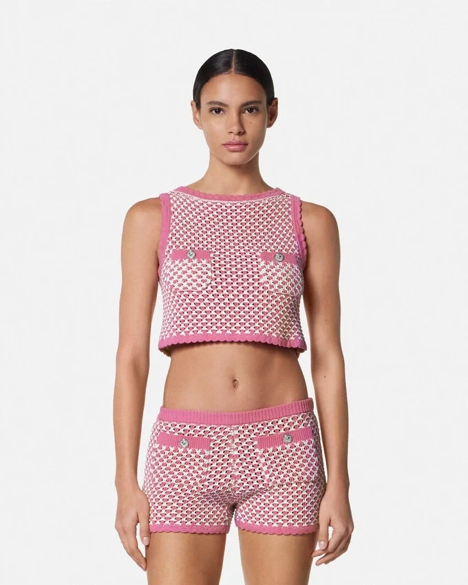 Crochet Boxy Knit Top Crochet Boxy Knit Top