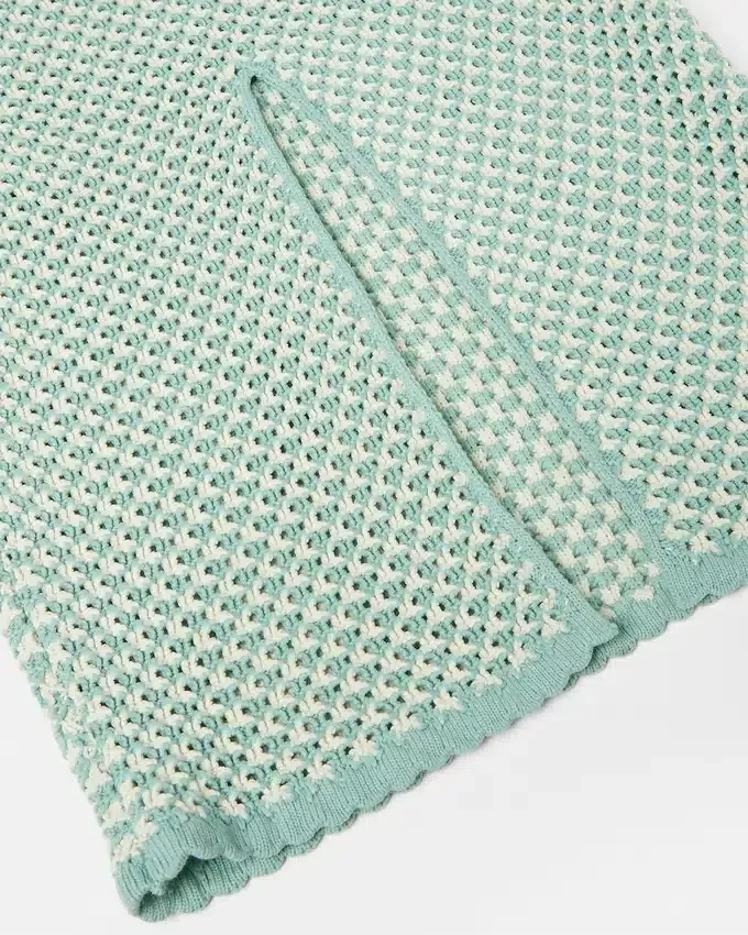 Crochet Knit Polo Maxi Dress Crochet Knit Polo Maxi Dress