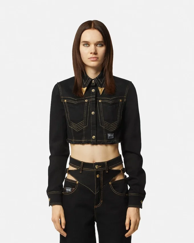Crop Denim Jacket Crop Denim Jacket