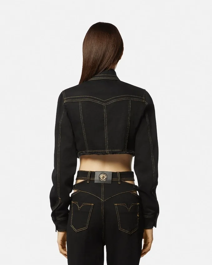 Crop Denim Jacket Crop Denim Jacket
