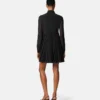 Crépe de Chine Lavallière Mini Dress Crépe de Chine Lavallière Mini Dress