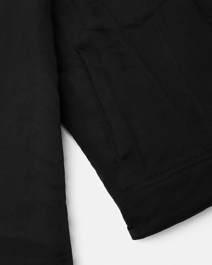 Crushed Nylon Satin Padded Jacket Crushed Nylon Satin Padded Jacket