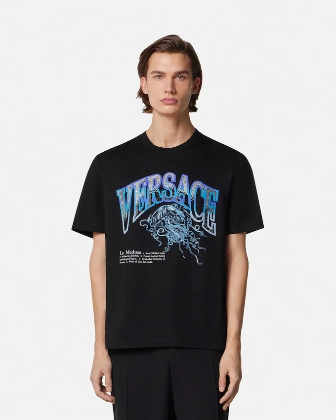 Crystal La Medusa Varsity T-Shirt Crystal La Medusa Varsity T-Shirt
