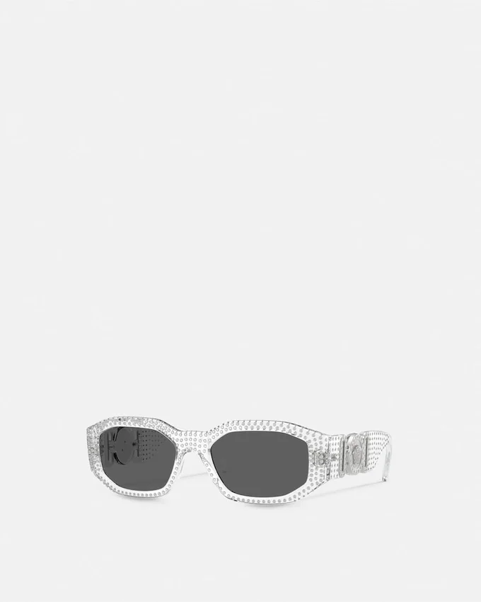 Crystal Medusa Biggie Sunglasses Crystal Medusa Biggie Sunglasses