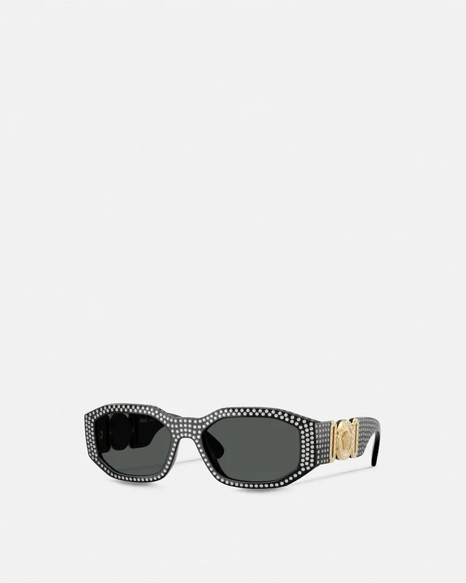 Crystal Medusa Biggie Sunglasses Crystal Medusa Biggie Sunglasses