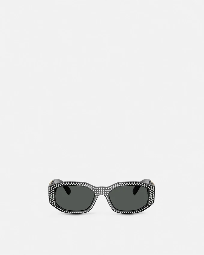 Crystal Medusa Biggie Sunglasses Crystal Medusa Biggie Sunglasses